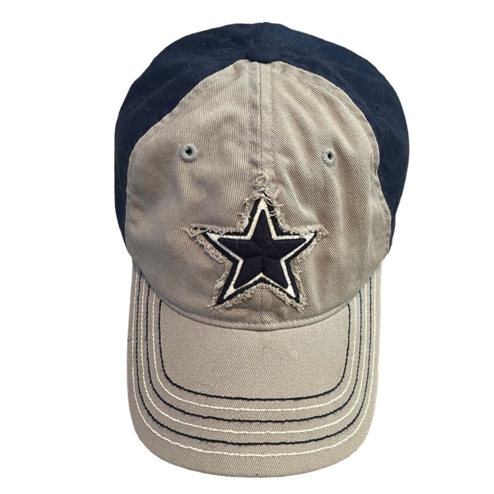 Dallas Cowboys Star Hat Cap Gray Blue White Flexfit NFL Adult Unisex - OSFA